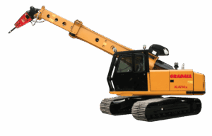 Gradall XL 5210 V crawler steel mill maintenance machine